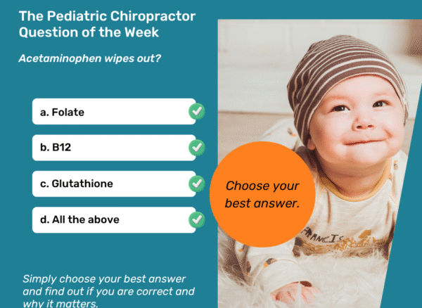 Question of the Week 3 Acetaminophen wipes out..